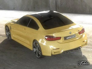 bmw m4 coup concept 3D Model