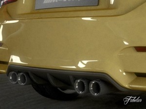 bmw m4 coup concept Model 3D