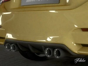 bmw m4 coup concept 3D Model