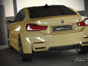 bmw m4 coup concept Model 3D