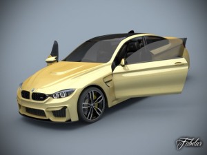 bmw m4 coup concept Model 3D