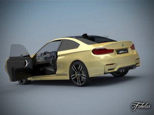 bmw m4 coup concept Model 3D