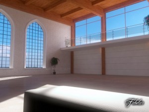 luxury garage Model 3D