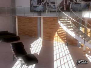 luxury garage Model 3D
