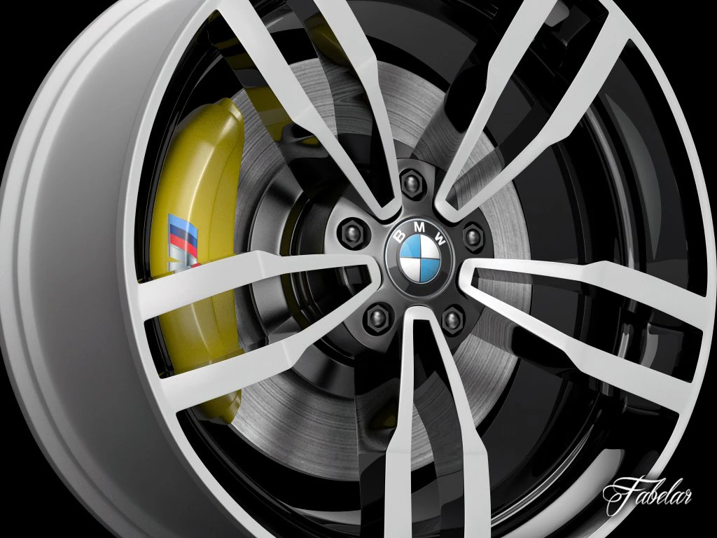 bmw m4 rim 3D Model .c4d .max .obj .3ds .fbx .stl .blend 
