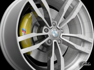 bmw m4 rim Modelo 3D