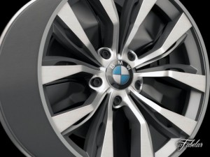 bmw x4 rim 3D 모델