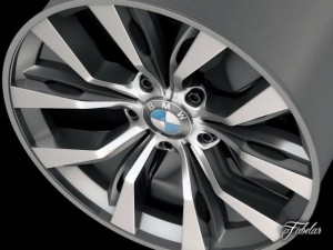 bmw x4 rim 3D Model