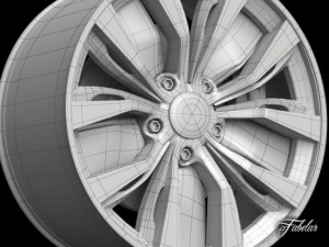 bmw x4 rim 3D Model