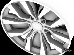 bmw x4 rim 3D Model