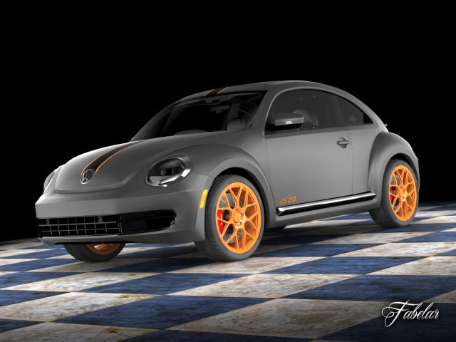 volkswagen maggiolino rs 20 3D 模型 .c4d .max .obj .3ds .fbx .stl .blend 