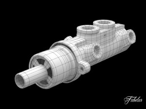 brake master cylinder 3D Модель