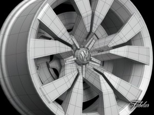 volkswagen crossblue rim 3D 模型