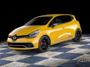 renault clio rs 2013 3D Model