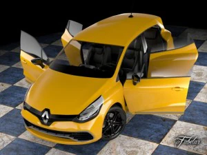 renault clio rs 2013 3D Model