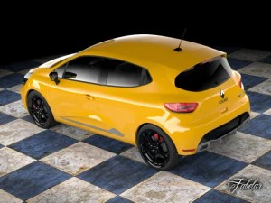renault clio rs 2013 3D Model