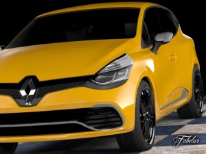 renault clio rs 2013 3D 模型