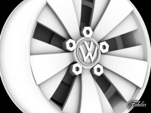 volkswagen maggiolino rim 3D Модель