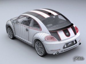 volkswagen maggiolino abt 3D Model