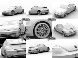 volkswagen maggiolino abt 3D Model