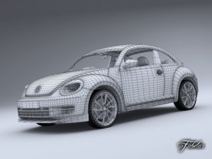 volkswagen maggiolino abt 3D Model