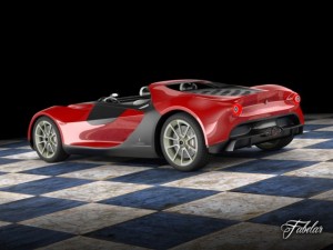 Ferrari sergio concept std mat 3D Model