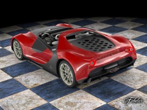 Ferrari sergio concept std mat 3D Model