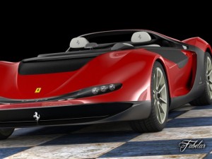 Ferrari sergio concept std mat 3D Model