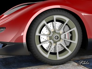Ferrari sergio concept std mat 3D Model