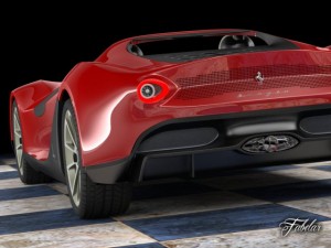 Ferrari sergio concept std mat 3D Model