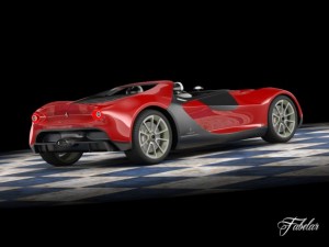 Ferrari sergio concept std mat 3D Model