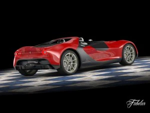 Ferrari sergio concept std mat 3D Model