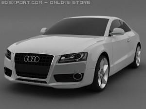 audi a5 3D मॉडल