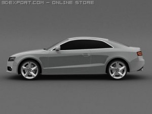 audi a5 3D मॉडल