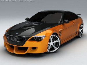 bmw m6 tension by schnitzer 3D Model