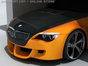 bmw m6 tension by schnitzer 3D Model