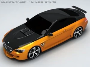 bmw m6 tension by schnitzer 3D Model