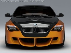 bmw m6 tension by schnitzer 3D 모델