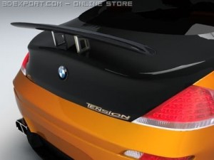 bmw m6 tension by schnitzer 3D 모델