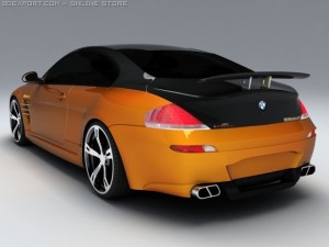 bmw m6 tension by schnitzer 3D 모델