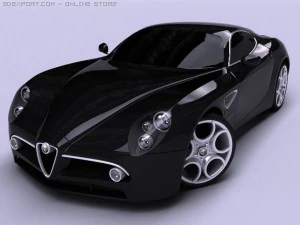 alfa romeo 8c competizione 3D Model