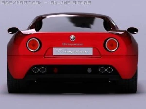 alfa romeo 8c competizione 3D Model