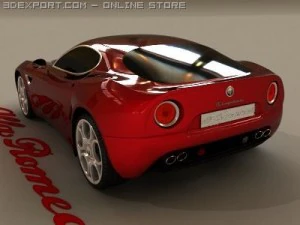 alfa romeo 8c competizione 3D Model