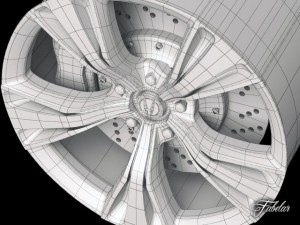 acura nsx rim Modelo 3D