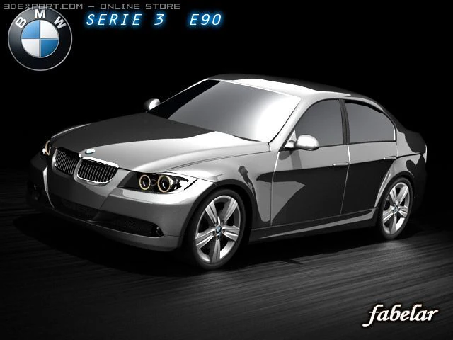 bmw 3 serie 3D Model .c4d .max .obj .3ds .fbx .stl .blend 
