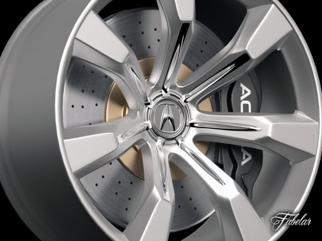 acura advanced sport concept rim Modelo 3D .c4d .max .obj .3ds .fbx .stl .blend 