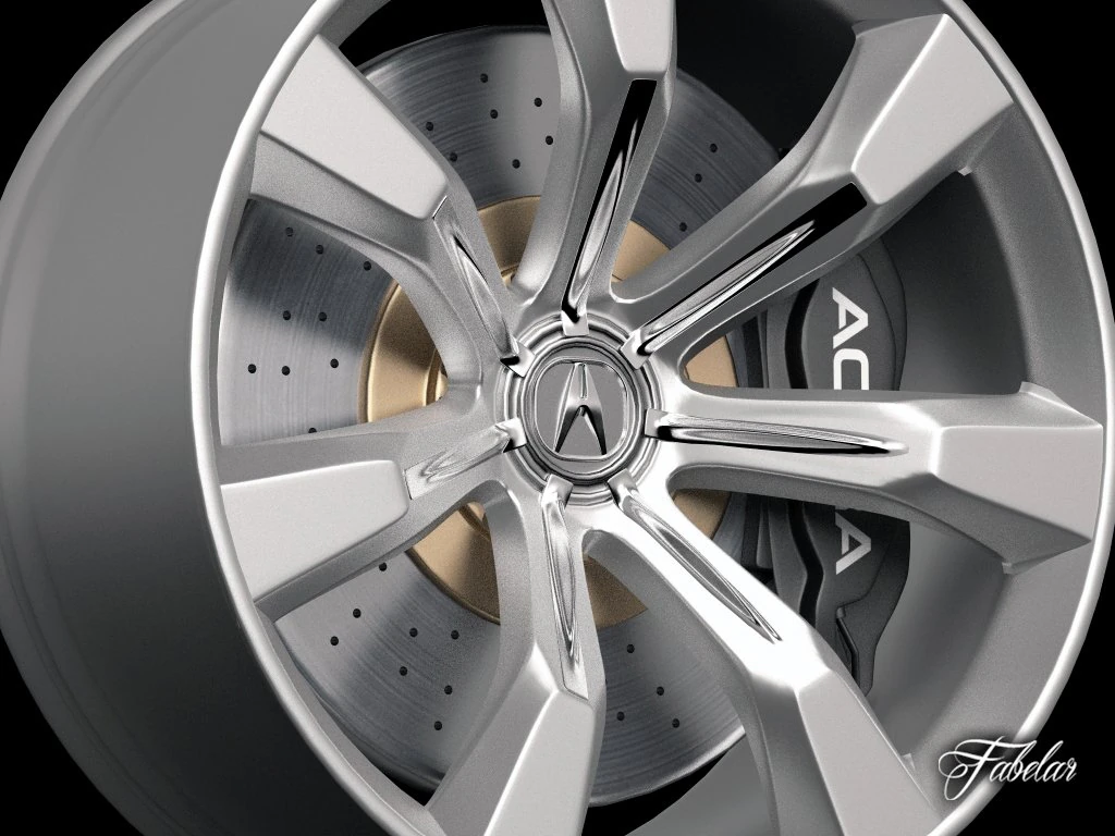 acura advanced sport concept rim 3D Model .c4d .max .obj .3ds .fbx .stl .blend 