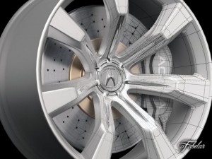acura advanced sport concept rim Modelo 3D