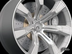 acura advanced sport concept rim 3D Model