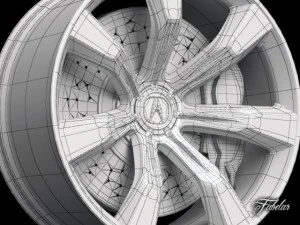 acura advanced sport concept rim 3D Model